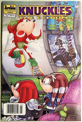 KNUCKLES The Echidna Comic Book #20  FORBIDDEN ZONE 2 of 3 Bagged & Boarded VF+
