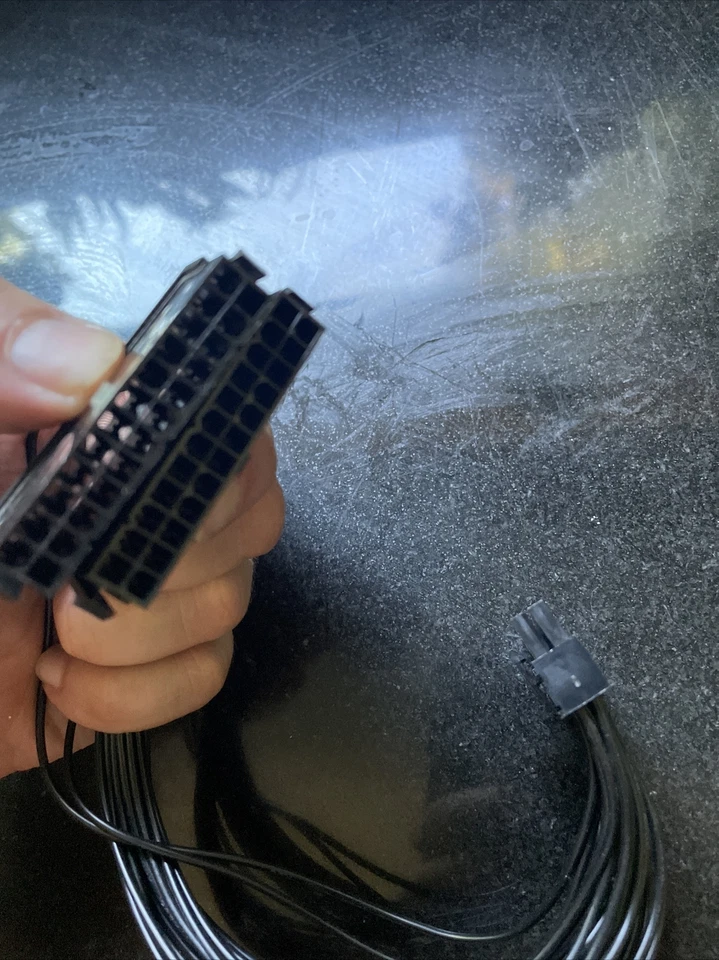 Power Supply Splitter Dual PSU Cable Adapter 24 Pin 20+4 Pin ATX Motherboard - Image 4 of 4