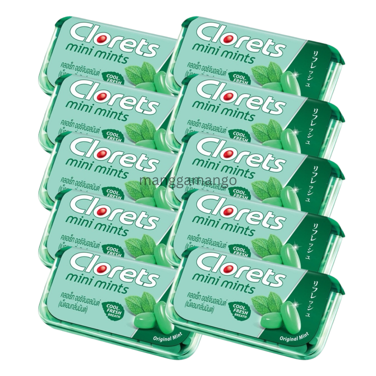Clorets Mini Mints Breath Freshening Mouth Freshener Original Mint ...