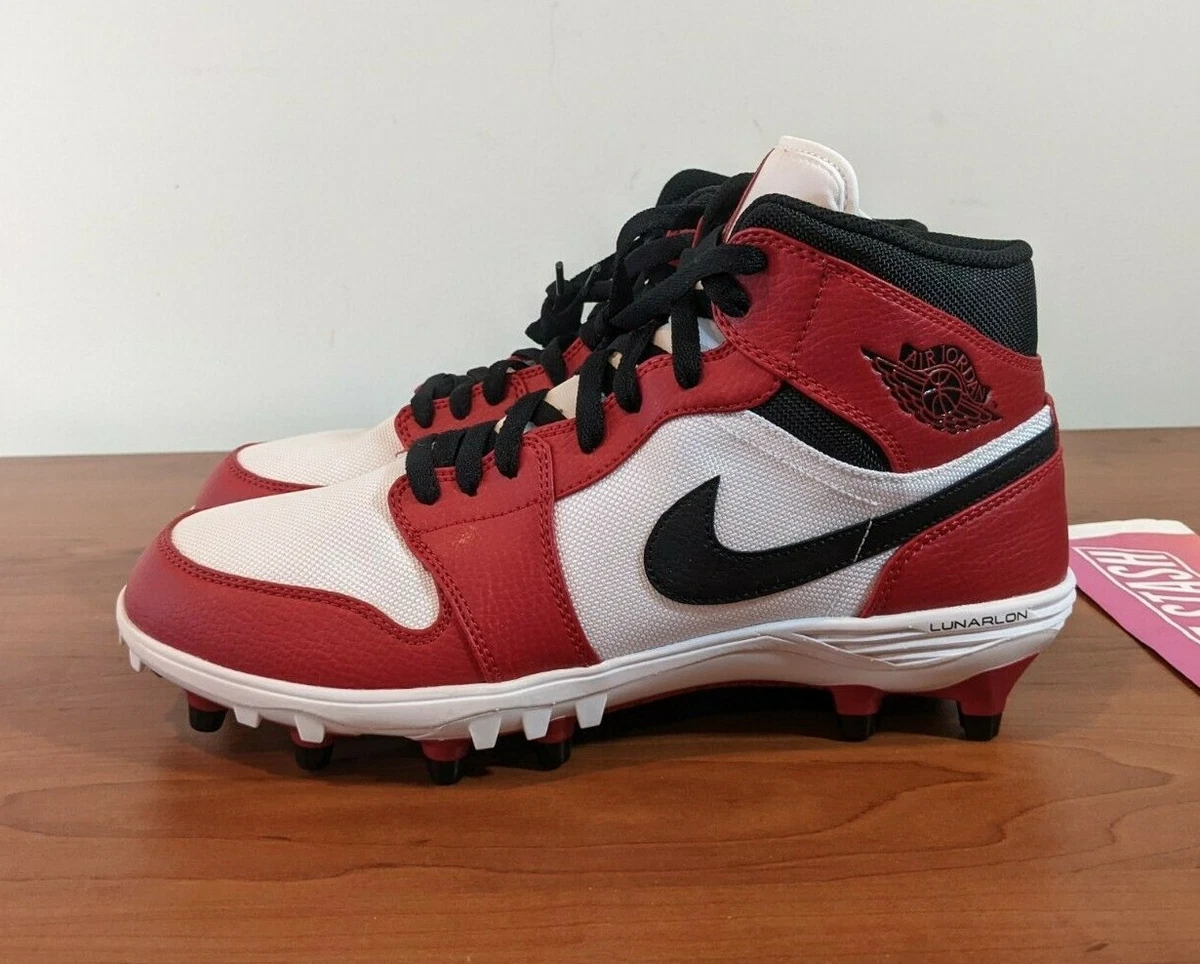 Nike Air Jordan 1 Retro TD Chicago Football Cleats AR5604-106 Multi Size | eBay