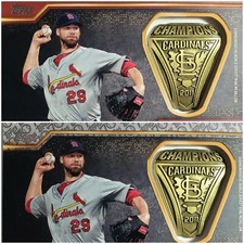 2021 Topps Chris Carpenter World Series Ring Relic #1 Set Rare Cardinals 2011