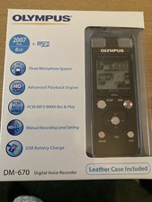olympus digital voice recorder dm670 New Unopened