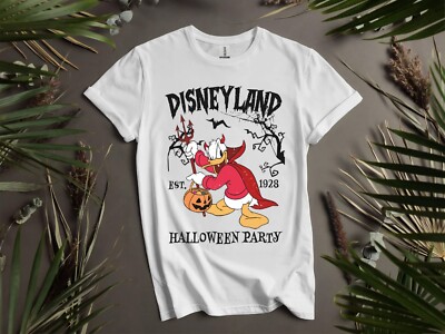 Disneyland Halloween Party Donald T-Shirt T Shirt Herren Damen Unisex Tshirt K923