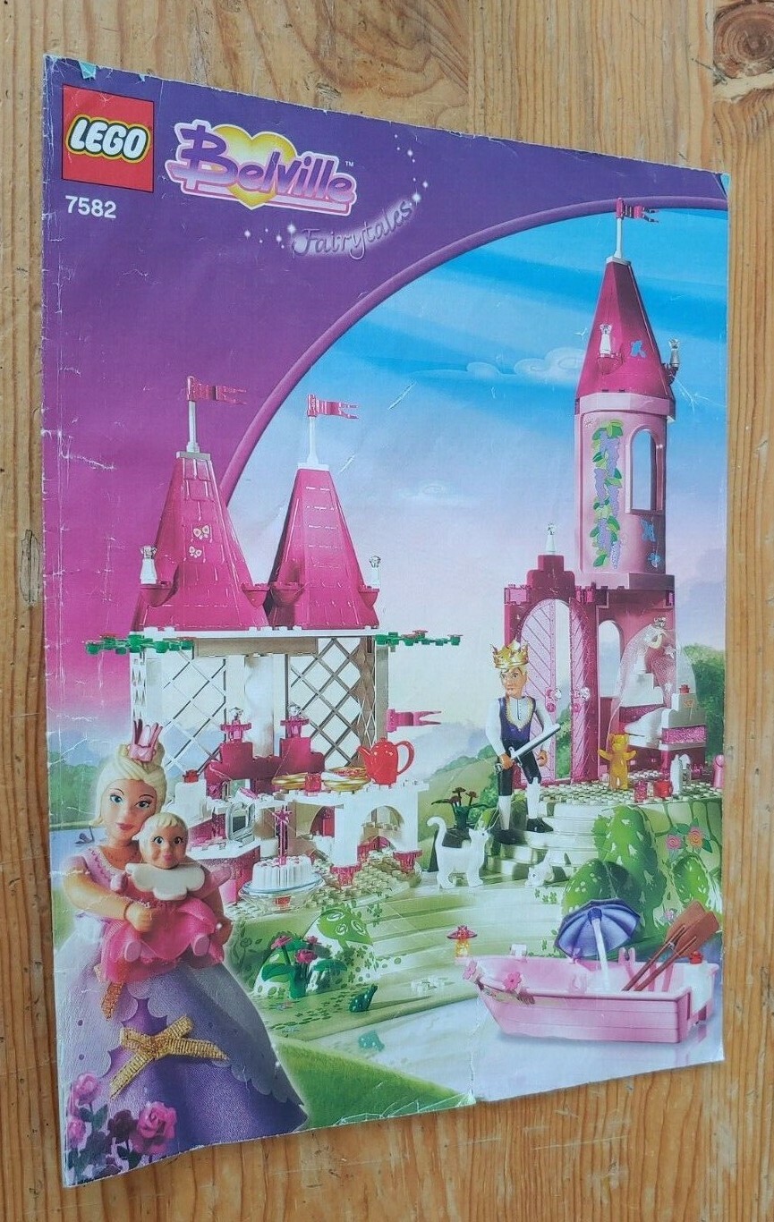 LEGO Belville Fairytales 7582 Royal Summer Palace Instruction Manual Booklet