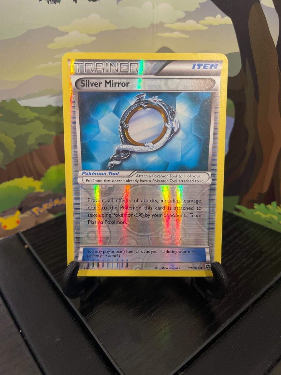 オムニバス SILVER RAY PRESENTSBLACK TREATMENT 4x SILVER MIRROR 89/101- Plasma Blast Pokemon Card- Uncommon
