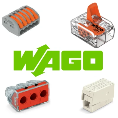 WAGO 221 222 224 2773 773 Connectors Junction Box Electrical Reusable Wire Lever - Image 1 of 4