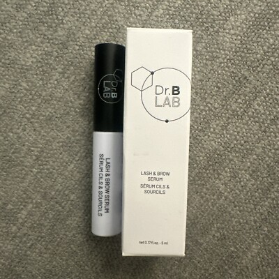 Dr Brandt Dr. B Lab Lash & Brow Serum w/ Biotin 5ml/.17oz New