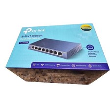 TP-Link TL-SG108 8-Port 10/100/1000 Mbps Gigabit Ethernet Desktop Switch NEW