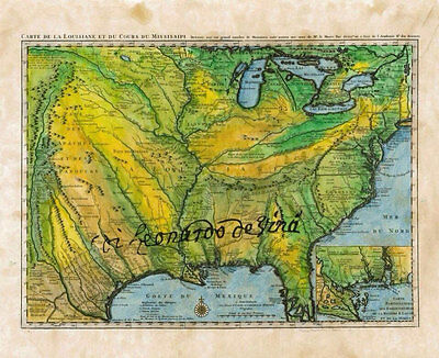 226 Rio Grande River Vintage Historic Antique Map Painting Poster Print Home Decor Garden Poster