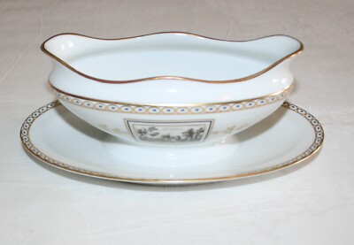 Geschirr Porzellan Pittoria Richard Ginori Florenze ITALY Sauciere Soßenschale