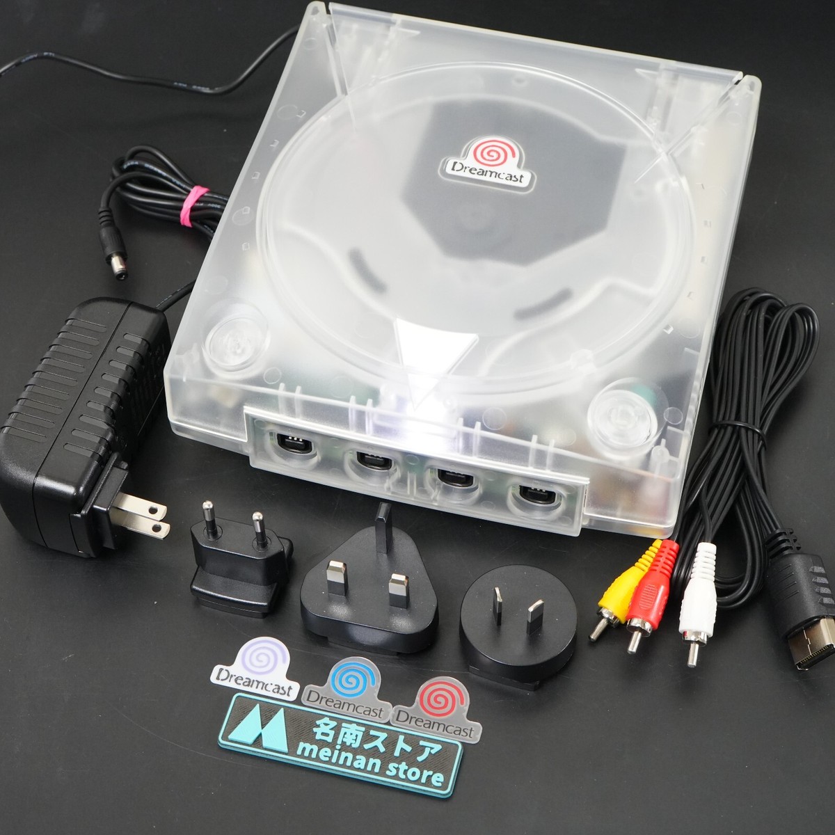 SEGA Dreamcast VA1 Console Translucent White Shell, Power Supply