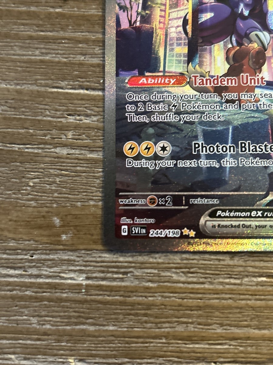 MIRAIDON ex 244/198 ALT FULL ART SECRET RARE | eBay