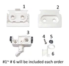 Low Profile Vertical Blind Wand Control Unit Set for Head Rail: 44x25mm