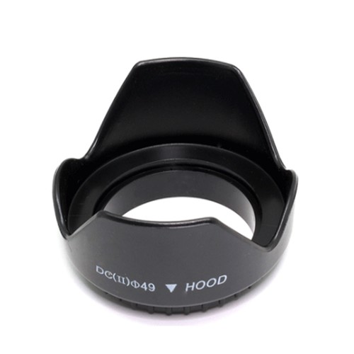 49mm Tulip Flower Lens Hood for Canon EOS M6, EOS M50, EOS M100 EF 15