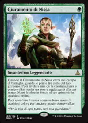 Schwur der Nissa (Oath of Nissa) - MtG OGW-IT