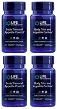 4 PACK Life Extension Body Trim Appetite Control Weight Management 30 Veg Caps