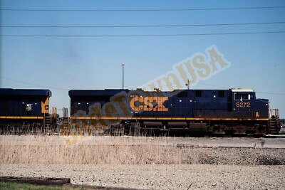 Vtg 2007 Train Slide 5272 CSX Engine X6J019 | eBay