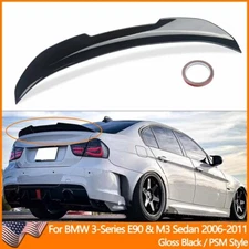 HIGHKICK PSM STYLE TRUNK SPOILER WING FOR 2006-11 BMW E90 328I 335I 3 SERIES 4DR