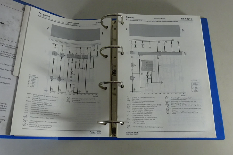 Manual De Taller Electricidad / Esquemas VW Passat B5 Incl. VR5 + V6 Desde 1997 - Imagen 3 de 4