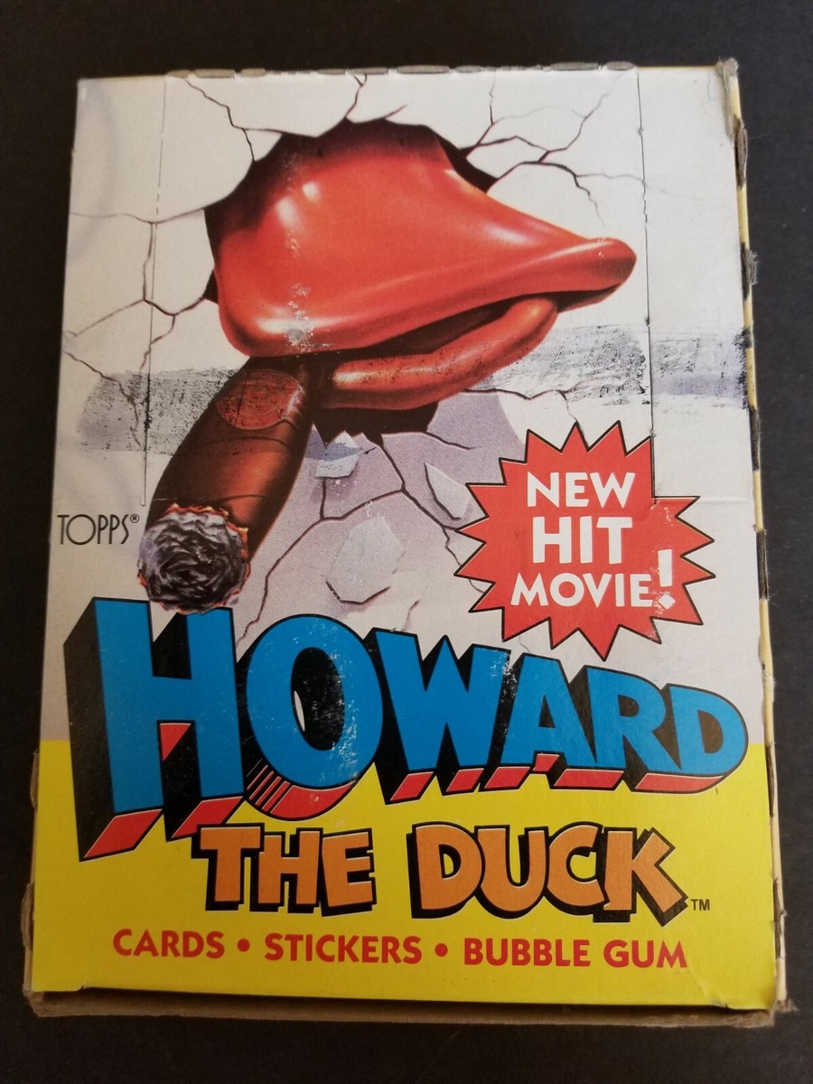HOWARD THE DUCK Trading Cards Box 36 Wax Packs Topps 1986