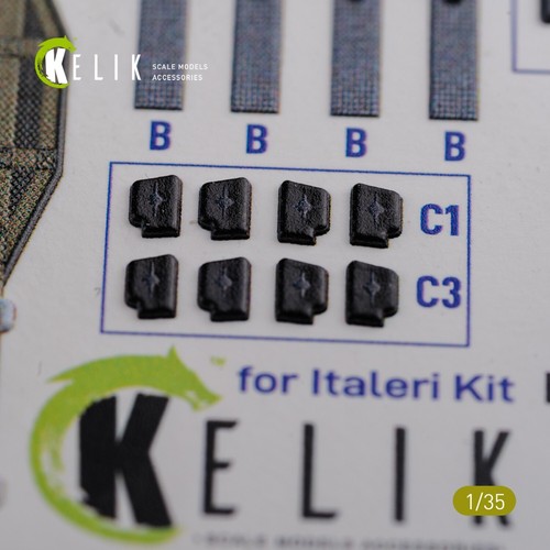 3D Decal HUMVEE HMMWV M1036 with TOW Desert version Interior for Italeri 1:35 - Picture 7 of 11