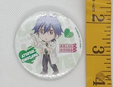 Cute High Earth Defense Club Can Badge Pin Atsushi Kinugawa Anime Japan