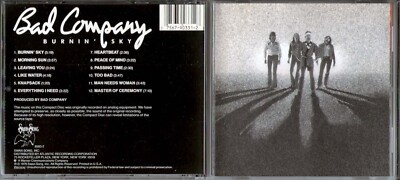 BAD COMPANY - BURNIN' SKY [CD, 1976 SWAN SONG/ATLANTIC]