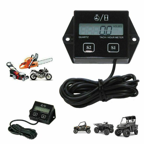 Digital Hour Meter/Tachometer for Marine Spark Mower Engine Motor - Picture 3 of 11