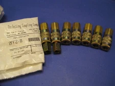 Perfecting Coupling 2FF2-B Brass Coupler, 1/4" FNPT x 1/4" Body, Lot of 7