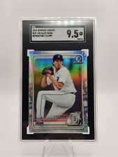 2020 Bowman Chrome #BCP-158 Alex Faedo Prospects Refractor SGC 9.5 #/499