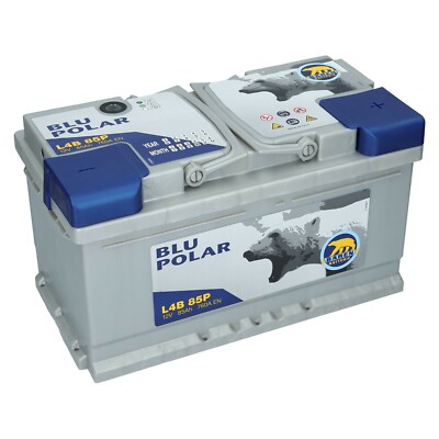 Bären Blu Polar Autobatterie 12V 85Ah 760A/EN Neu gefüllt und geladen