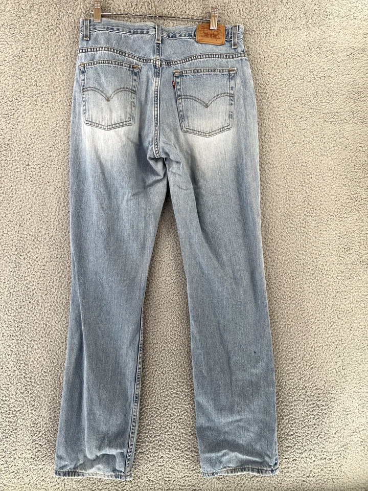 Levis 505 Vintage Lower Rise Straight Leg 12 MIS L (31x33 Actual) Distressed Y2K - Image 2 of 4