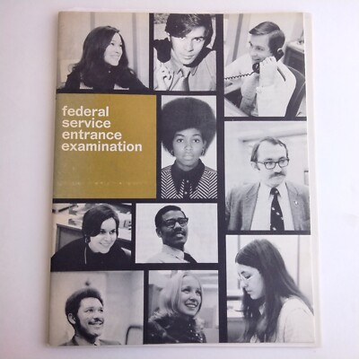 US Federal Service Entrance Exam 1971