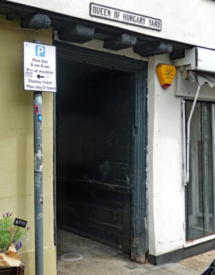 FOTO KÖNIGIN VON UNGARN HOF ST BENEDICT'S STREET NORWICH EINE VON MEHREREN GASSEN