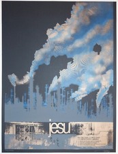 2007 Jesu - West Coast Fall Tour Silkscreen Concert Poster S/N by Burlesque