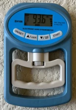 Electronic Hand Dynamometer Model EH108 Grip Strength Tested Hand Exercise WORKS