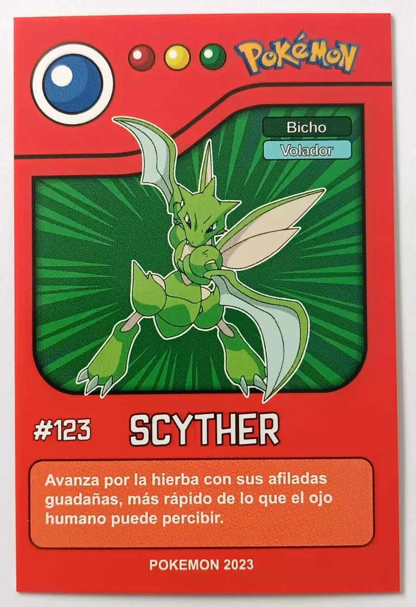 Scyther - #123 -  Pokédex