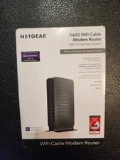 Netgear C3700 N600 802.11n Dual Band Gigabit DOCSIS 3.0 Wi-Fi Cable Modem Router