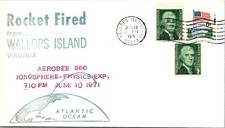 1971 Wallops Island VA 10.06.1971 Aerobee 350 Ionosphere Physics Exp - A00953