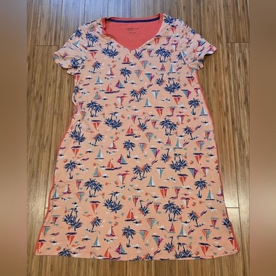   NWT (In Bag) Cuddl Duds Tropical Print Nightgown