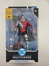 McFarlane DC Multiverse Cyborg Superman Gold Label Green Lantern 7  Figure NIB
