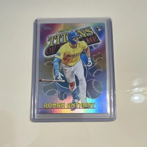 Topps 2026 Titans of the Game Roman Anthony Rookie Red Sox Card #TOG-9