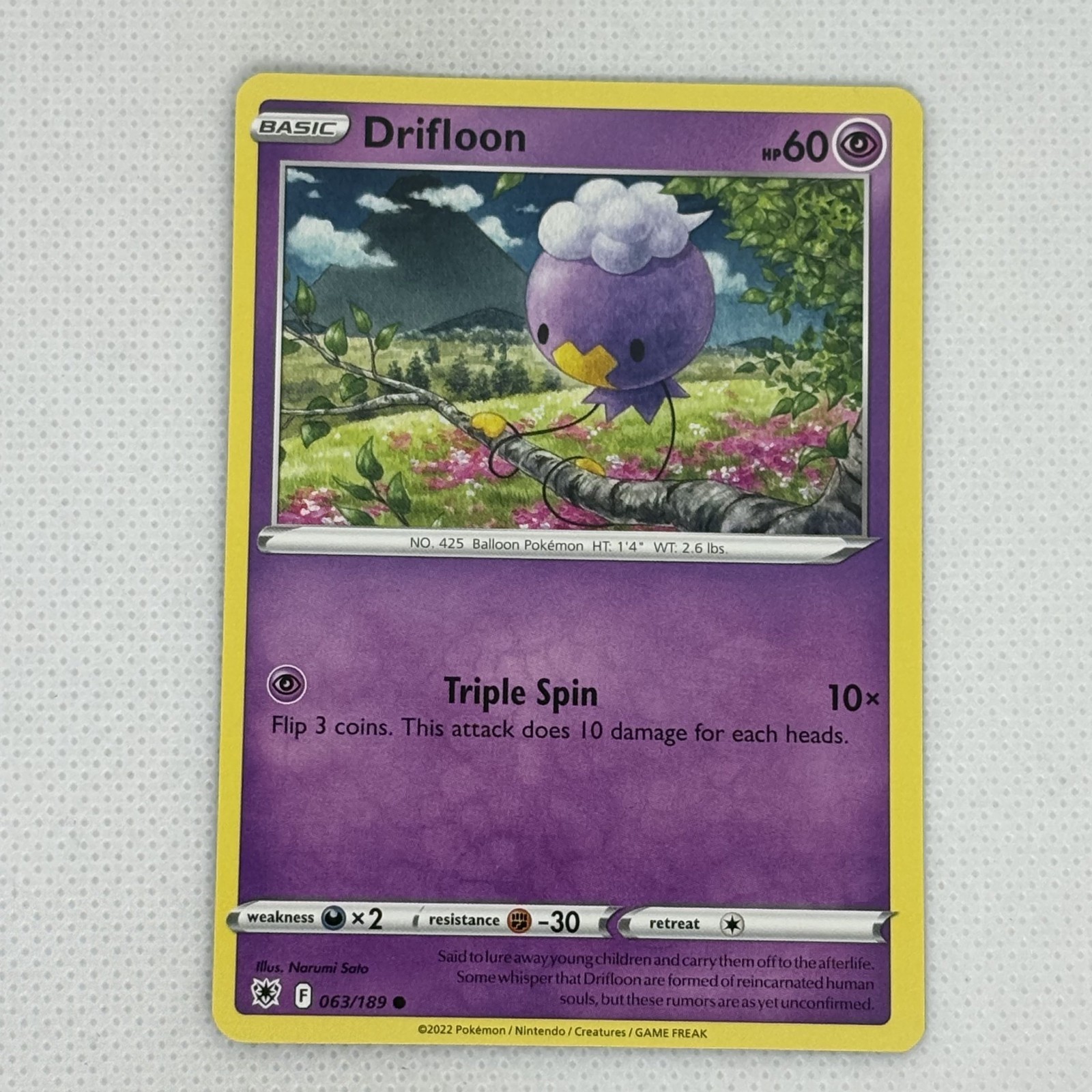 Pokemon TCG | Drifloon 63/189 | Common Astral Radiance!
