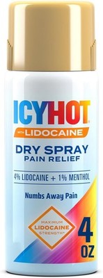 Icy Hot Max Strength Pain Relief Spray 4oz with Lidocaine and Menthol