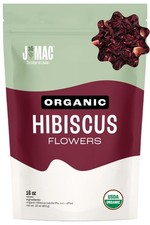 Certified Organic Hibiscus Flower, 16 Ounce Pack of 1 