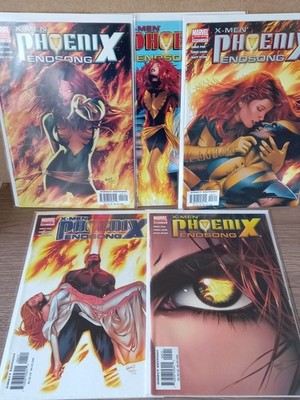 Marvel - X-Men: Phoenix: Endsong Issues #1-5  Complete Set (Greg Pak/2005) Vgc