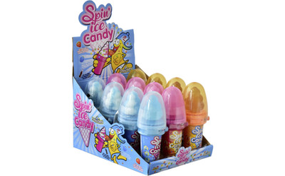 Funny Candy Spin' Ice Candy  Dreh Lutscher, Lolly, 12 Stück