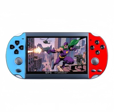 JXD Colorful Retro Video Game Console 4.3 inch Sreen 8GB Built-in 4000 Games ...