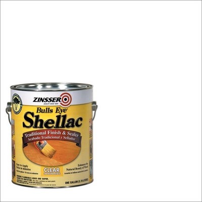 Rust-Oleum 0301 Zinsser Bulls Eye Clear Shellac Finish and Sealer 1 gal (2-pack)
