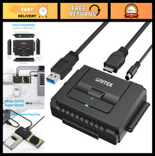 USB 3.0 IDE SATA Adapter Dual-Drive for 2.5"/3.5" HDD/SSD - Hot-Swap, 6Gbps Spee
